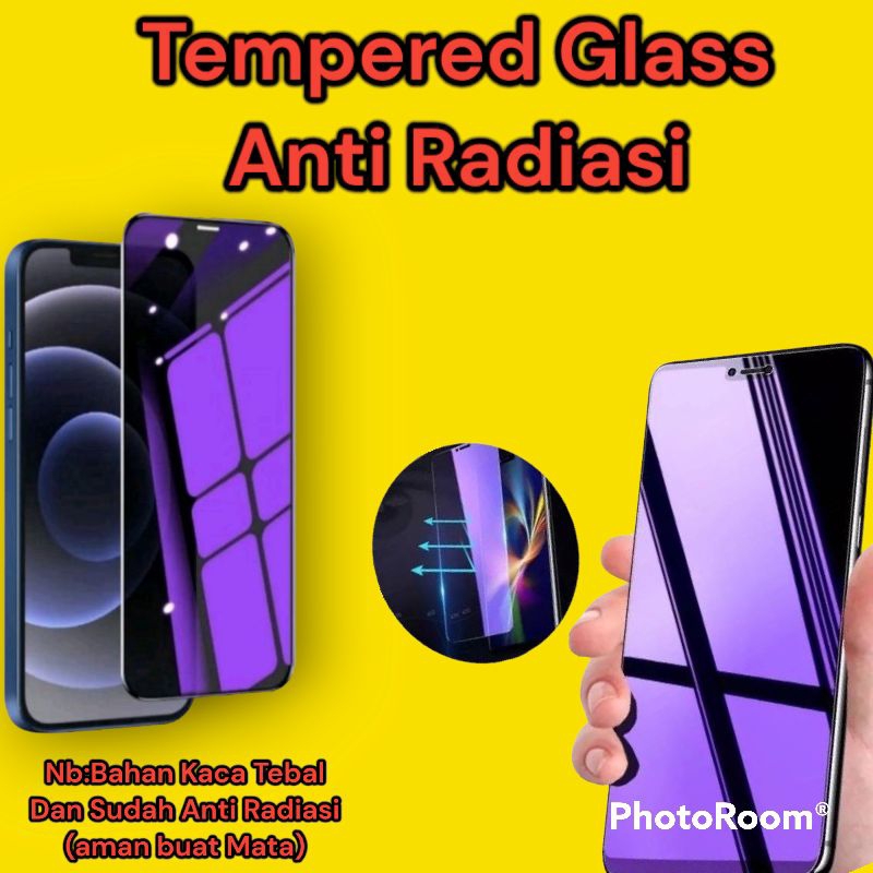 Tempered Glass Oppo A15 / A15S / A16 / A17 / A17K / A16E / A16K Antigores Anti Radiasi Bahan Kaca