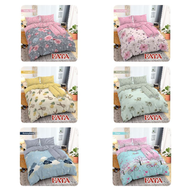 FATA - Bed Cover Set Premier Ukuran King 180x200 / Queen 160x200