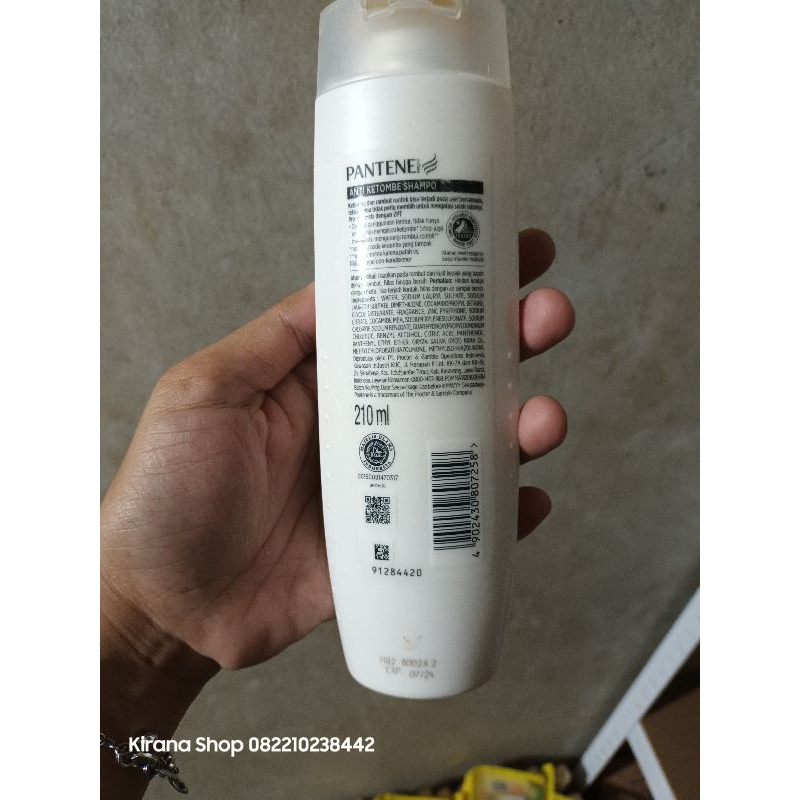 shampo pantene BIRU anti ketombe 210ml