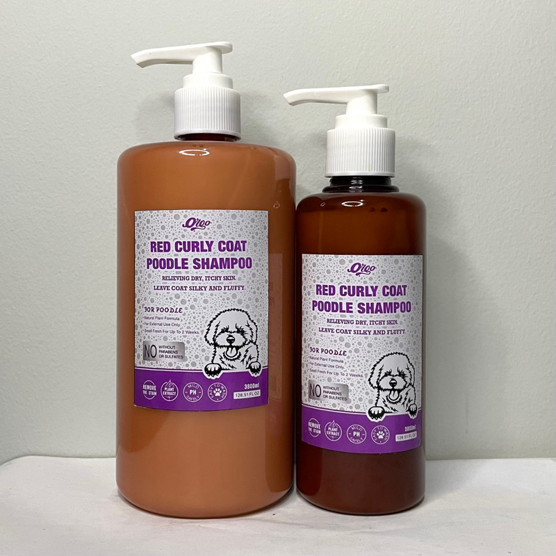 Orgo Shampoo Anjing 2 in 1 / Hypo Allergenic / Medicated / Puppy / Poodle Red