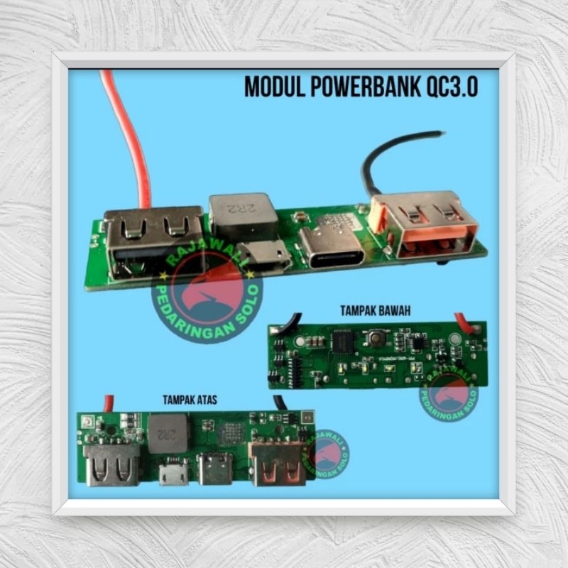 MODUL POWERBANK QUICK CHARGE 3.0 MESIN POWERBANK QC 3.0