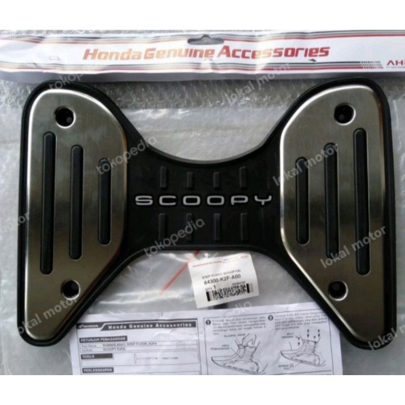karpet alas pijakan kaki honda scoopy 2021 2022