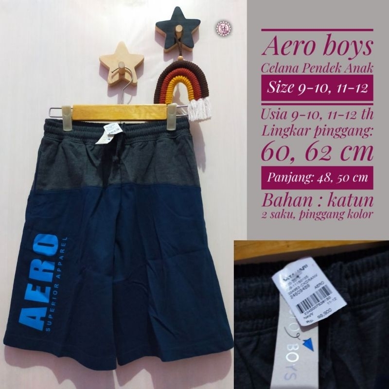 Celana Pendek kolor Anak Aero Boys branded matahari
