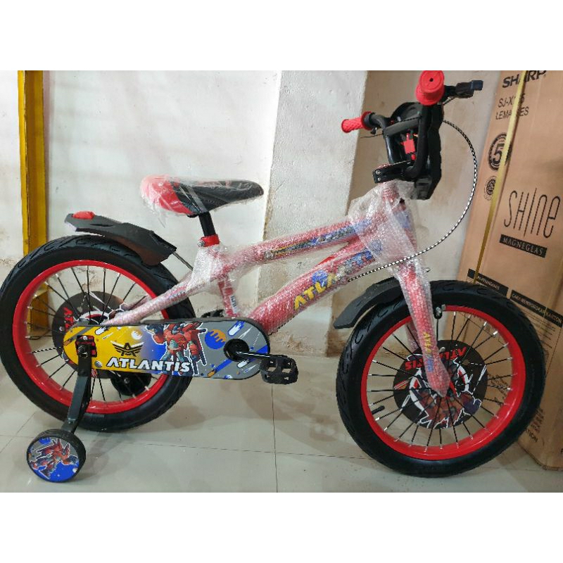 Sepeda Anak Sepeda BMX 18 inch ATLANTIS ( TRANSFORMER ) ( BAN JUMBO )