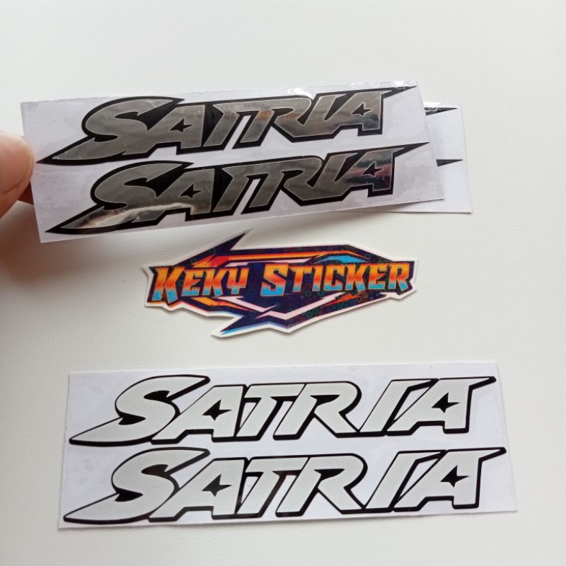 STICKER SATRIA FU CUTTING ISI 2 AKSESORIS MOTOR