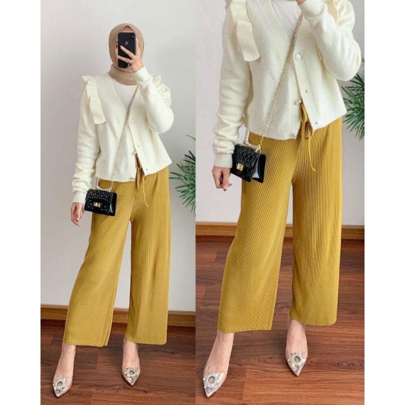 KULOT LIDI / KULOT PLISKET / KULOT PLISKET LIDI / KULOT PLISKET PREMIUM / KULOT LIDI PREMIUM / KULOT LIDI PLISKET / KULOT LIDI PLISKET PREMIUM-Lemon