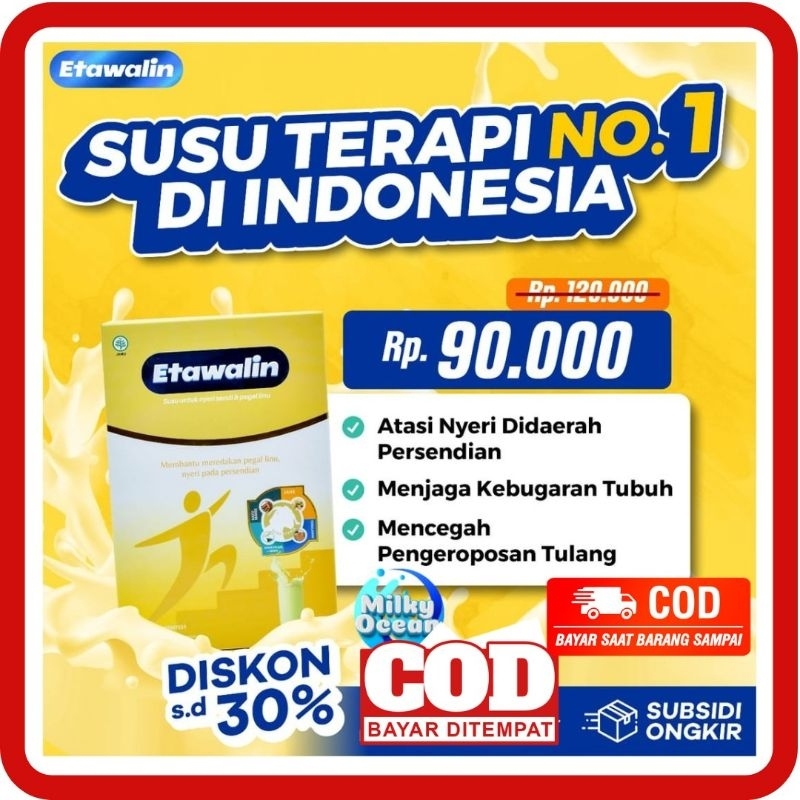 

[ ] - ETAWALIN - SUSU ETAWALIN SUSU KAMBING ETTAWALIN Susu Anti Asam Urat Rematik Reumatik Nyeri Sendi Pengapuran Sendi