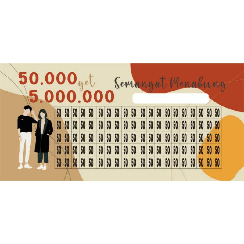 CELENGAN TARGET 5JUTA 50K TABUNGAN CEPENGAN VIRAL