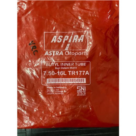 Ban Dalam Mobil Truck Double 16" (750-16) ASPIRA Pentil Panjang Mitsubishi Dyna Rino ELF Double