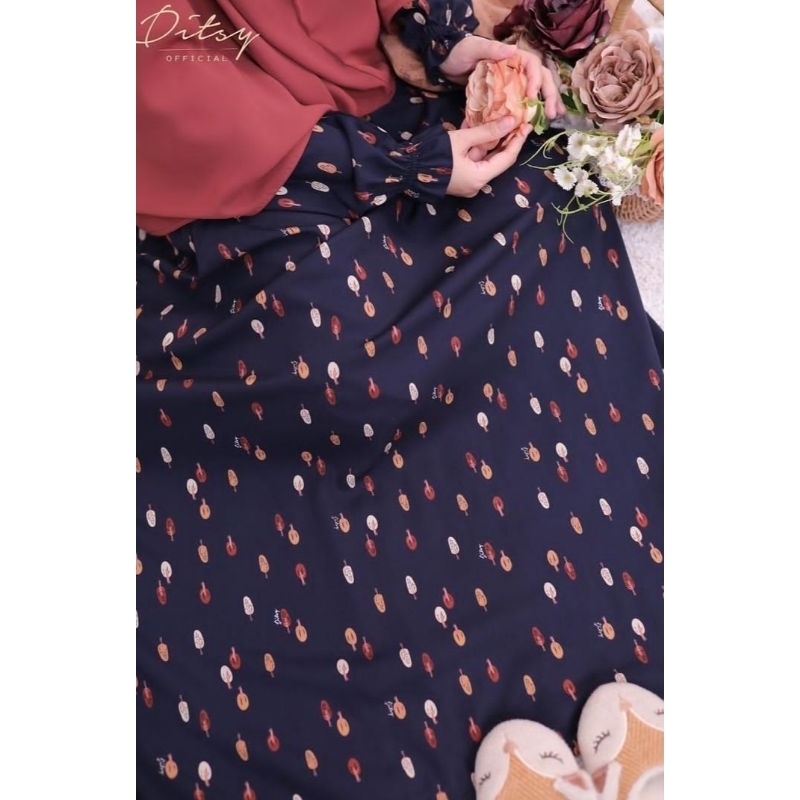 New Tag Ditsy Tree Midnight size L