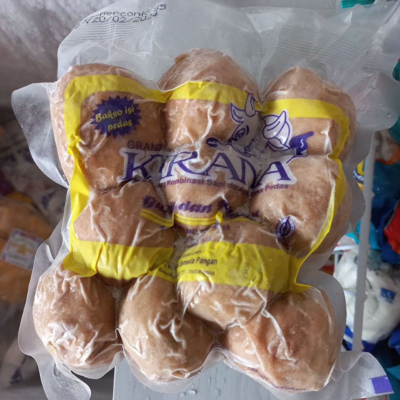 

Kirana Bakso Mercon Besar isi 10 Butir 600g