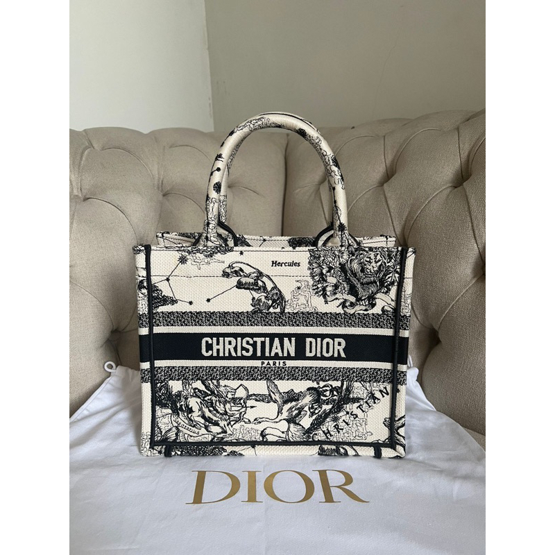 Preloved Dior Book Tote Small