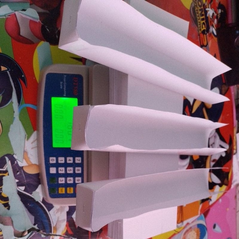 

100 lembar bungkus kentang spiral/tornado polos no gambar