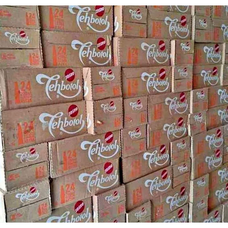 TEH BOTOL SOSRO KOTAK 200ml 1 Dus isi 24 Kotak