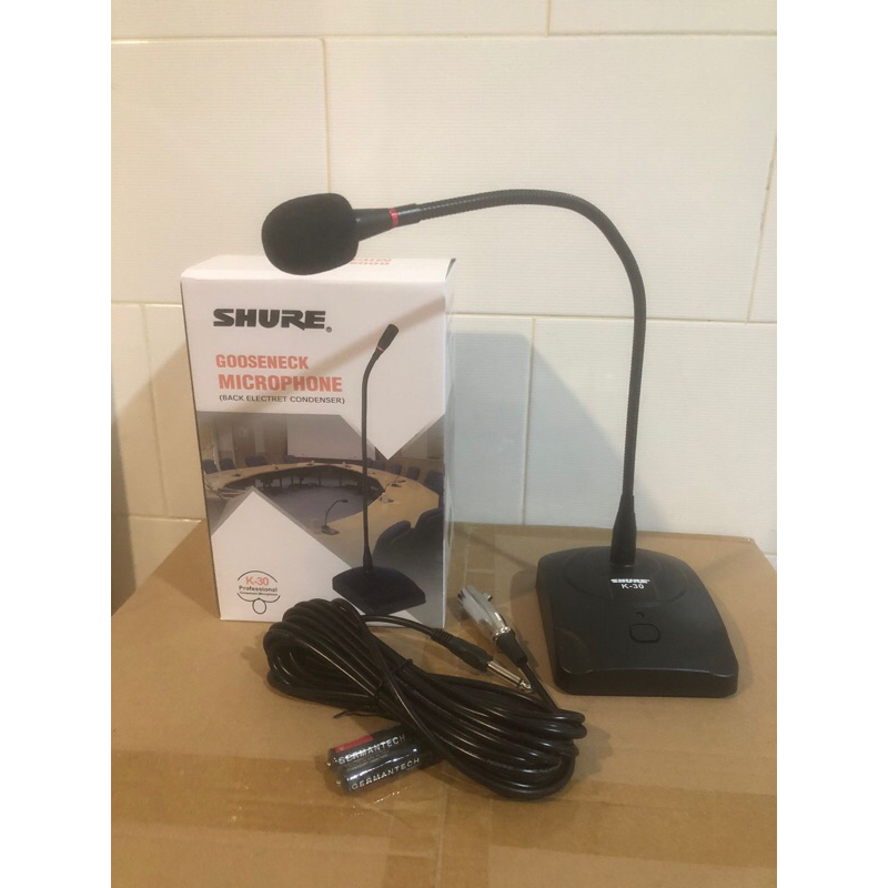MIC MEJA SHURE / MIC PODIUM SHURE K-30 / K30 / K 30