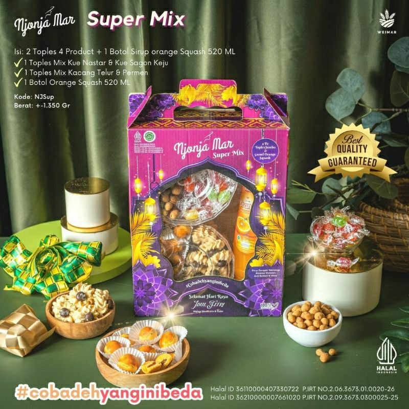 

PAKET KUE LEBARAN BINBON NONJA MART SUPER MIX