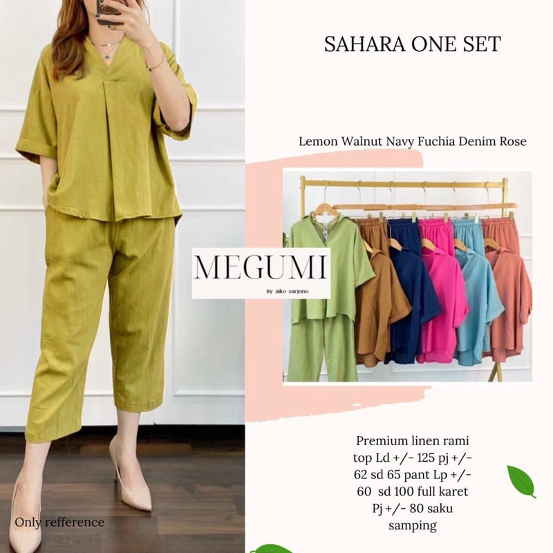 Setelan Wanita Polos Sahara Jumbo Set | Setelan Wanita Kekinian | Rayon Premium | JUMBO | SETELAN PIYAMA | PREMIUM QUALITY | COD