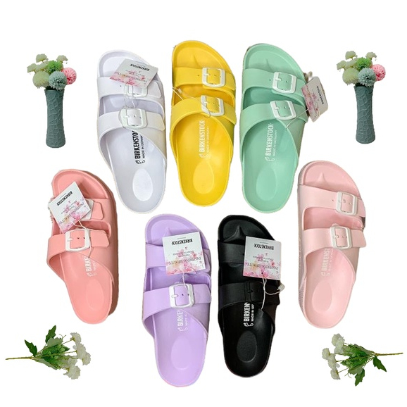 Sandal Wanita Selop Sandal Birkin Tali Cewek Sandal Tali Sendal Wanita Import Sandal Birkin Strap Cewek Birkin Slide Wanita Birkin Slop Sandal Wanita Terbaru