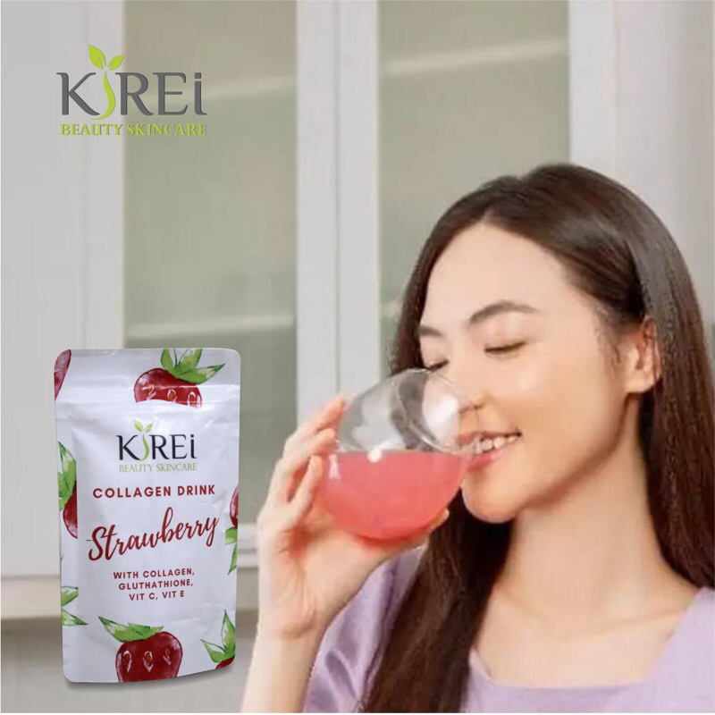 Kirei collagen drink with glutathione | minuman kolagen untuk cerahkan tubuh dari dalam