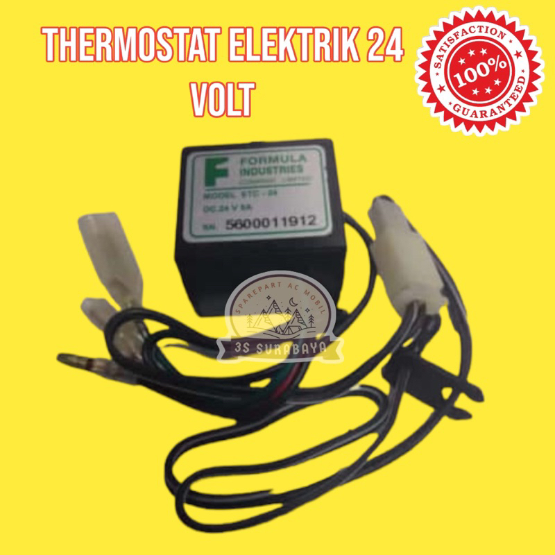 Thermostat Ac Elektrik 24 Volt Formula Ac Mobil Universal Pemasangan