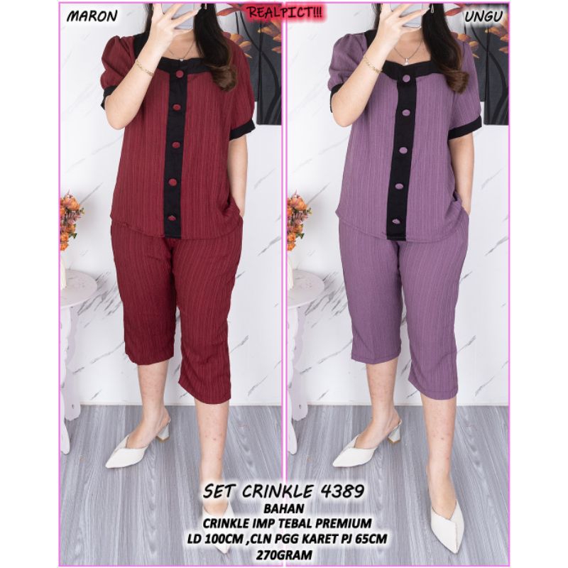 SET LINEN 7549 | JUMPSUIT LINEN 2878 | SET CRINKLE 4389