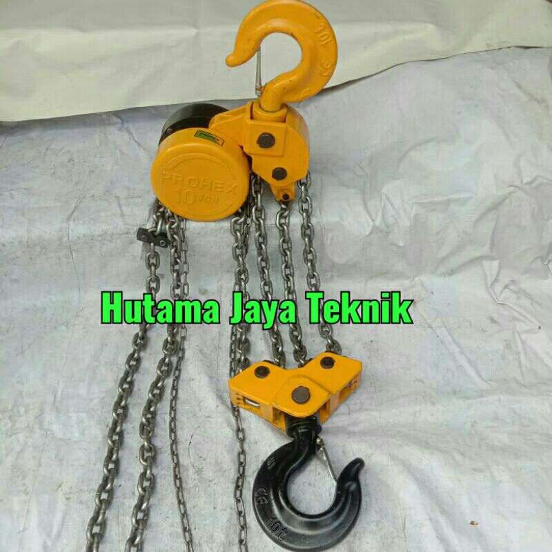 Katrol 10 Ton 7 meter Chain Block Derek Takel 10T 7Mtr Prohex