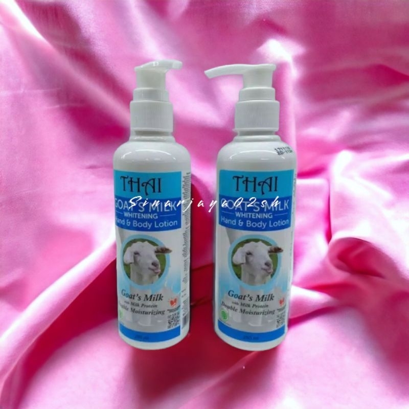 Thai goat milk hand &amp; body lotion with milk protein 250ml