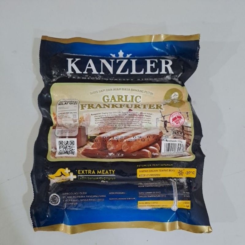 

kanzler garlic frankfurter 300gr