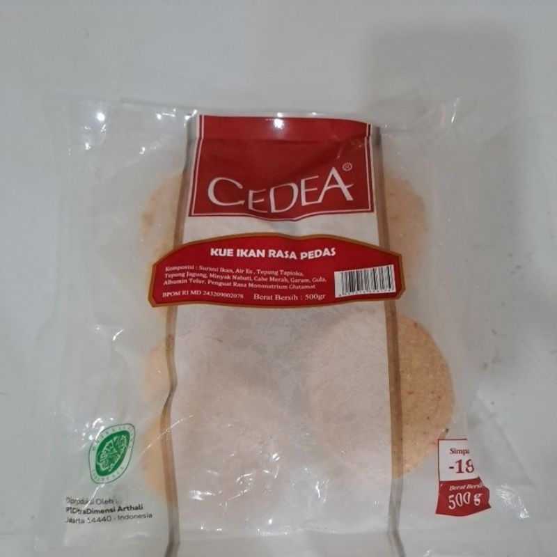 

cedea kue ikan rasa pedas 500gr