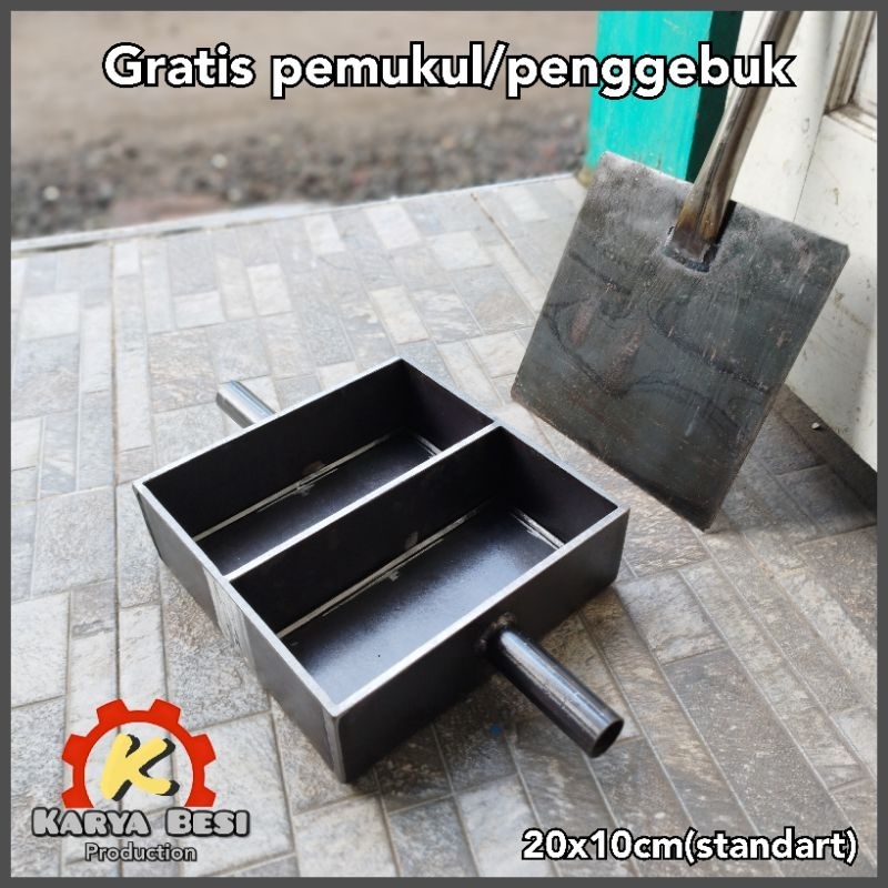 Cetakan Paving Conblock Dobel,Segi Empat 20X10Cm(Standart)