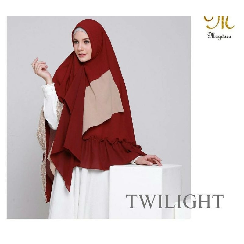 khimar maroon magdara pL