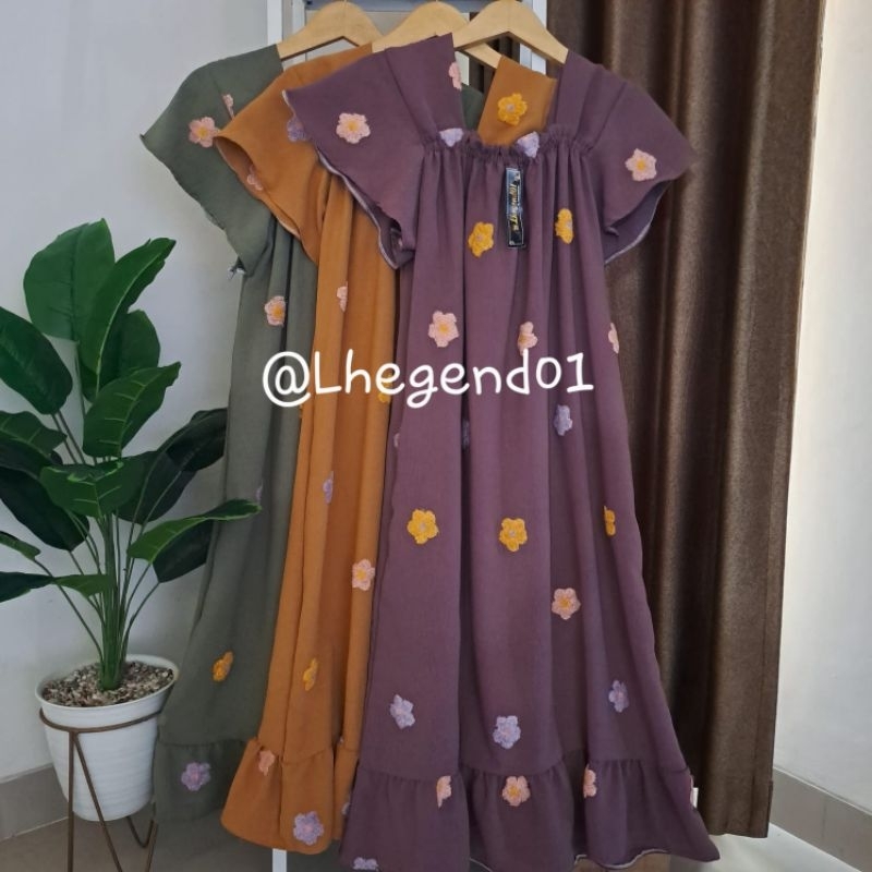 DASTER CRINKLE / LAURA DRES CRINKLE PREMIUM/DASTER CRINKLE AIRFLOW POM POM PREMIUM