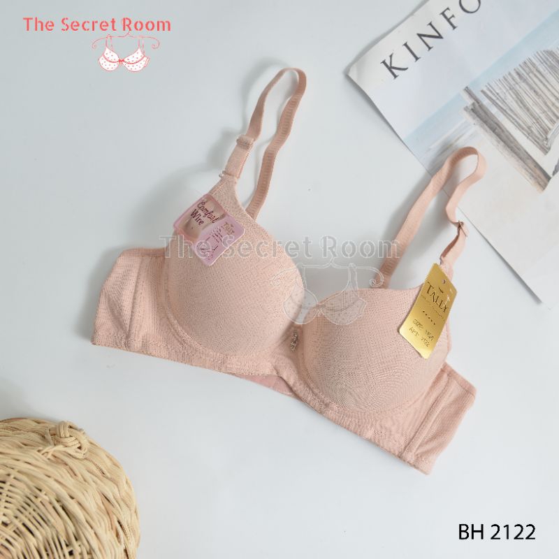 TALLY BRA BH 2122 I CUP B I SEMI SEAMLESS BERPORI I ADA KAWAT I BUSA SEDANG I SIZE 34 - 38