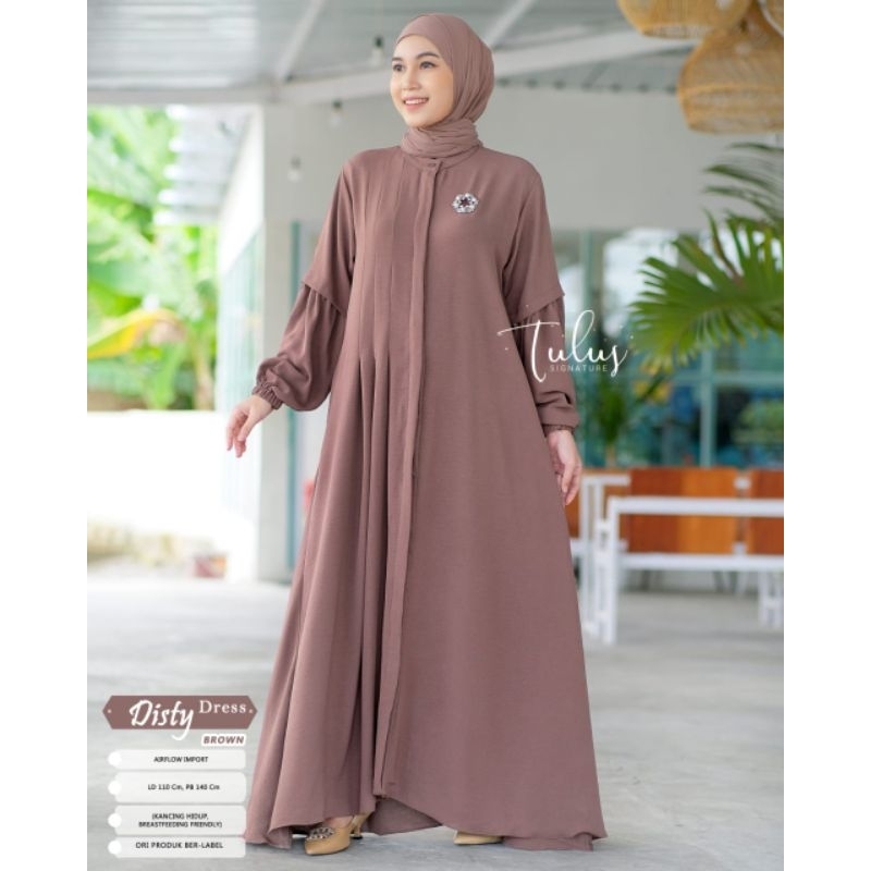 [READY STOK] DISTY DRESS GAMIS ORIGINAL BY TULUS SIGNATURE