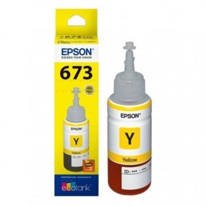 tinta Epson 673 black &amp; 673 colour (satuan) for L800L805L810L850L1800