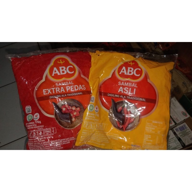 

Sambal ABC 1 bungkus 176gr isi 22 Sachet