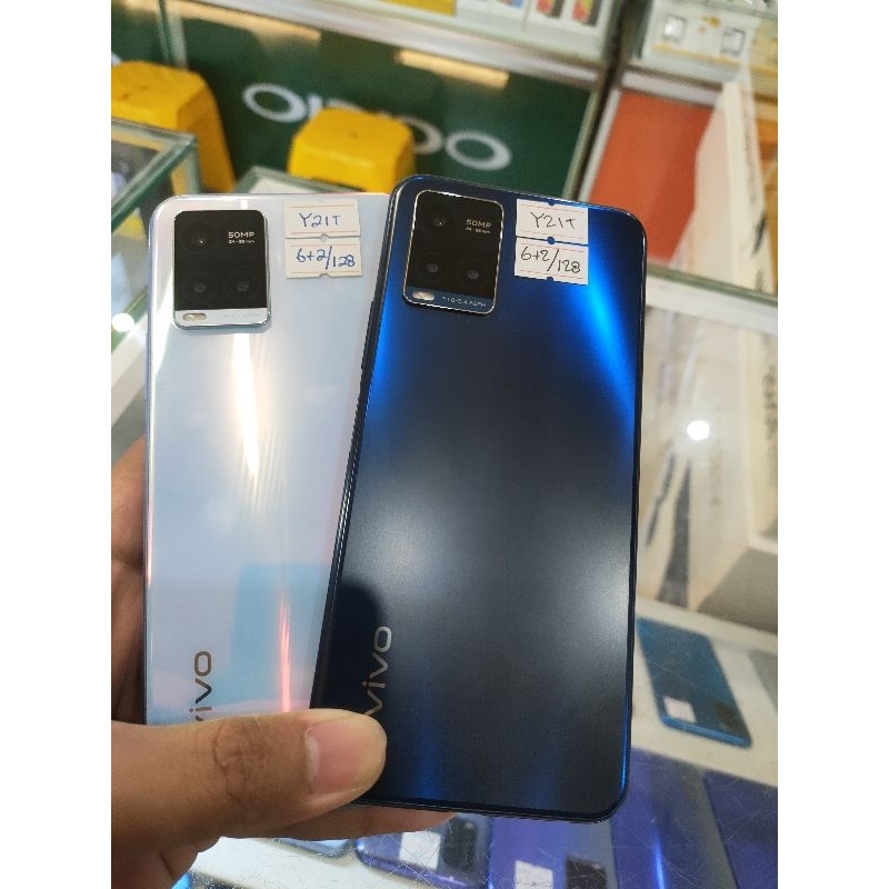 [SECOND] VIVO Y21T RAM(6/128) 100% MASIH GARANSI RESMI MULUS FULLSET