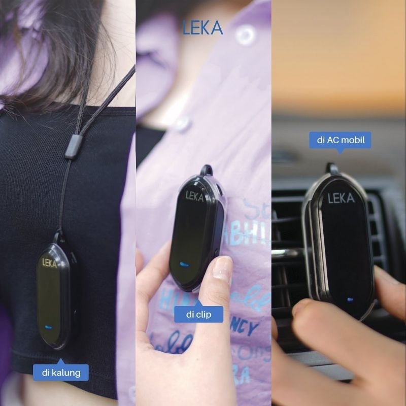 LEKA AP7212 Mini lonizer - Portable Kalung lon Negatif Purifier Neck