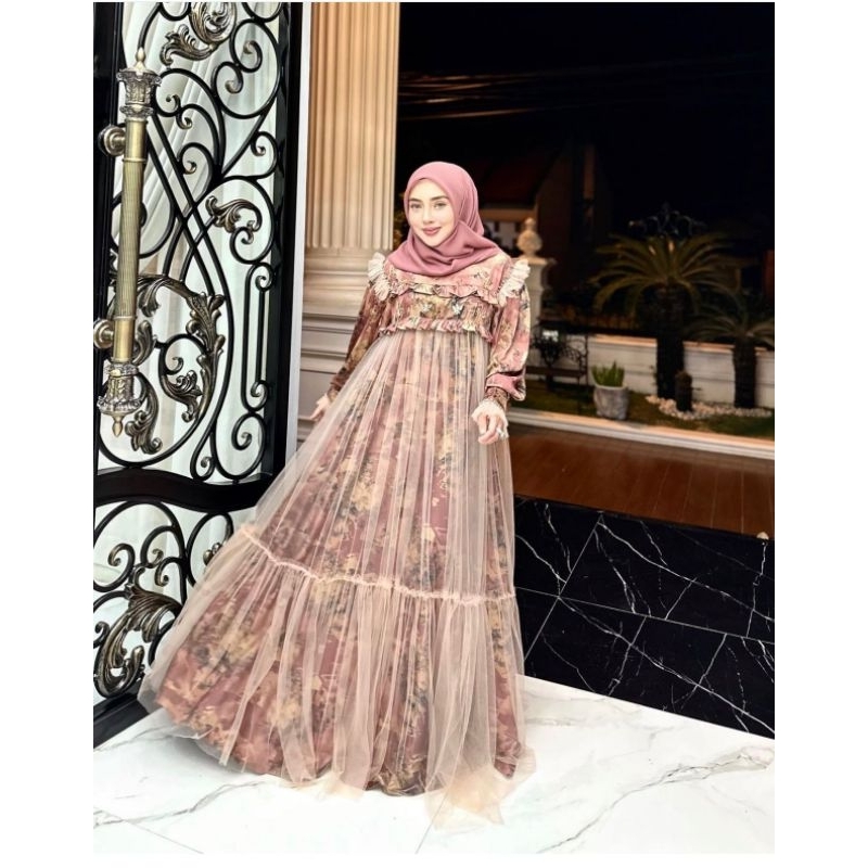 DRESS TILE FLOWER MEWAH