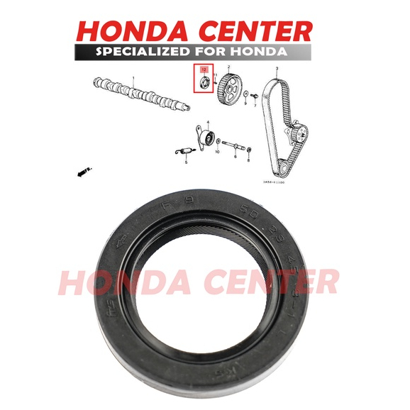 oil seal noken champ shaft seal as klep civic accord stream 1700cc city old city z 1984 1986 1987 1988 1989 1990 1991 1992 1993 1994 1995 1996 1997 1998 1999 2000 2001 2002