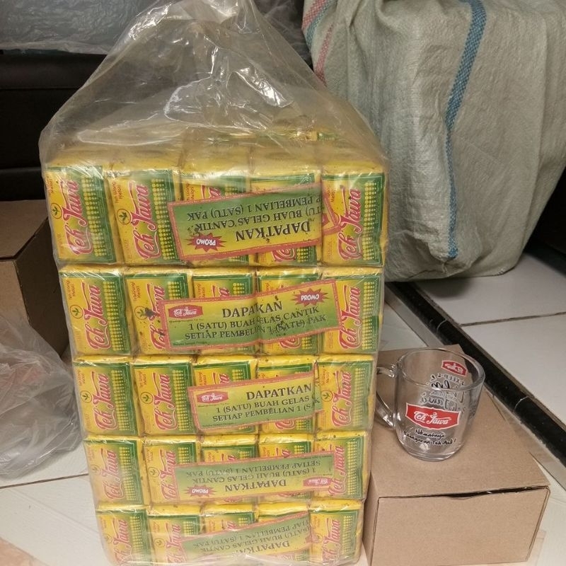 

Teh jawa kuning 10x40 gram+ free gelas cantik