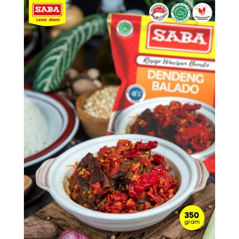 

SABA Dendeng Sapi Balado Frozen 350g