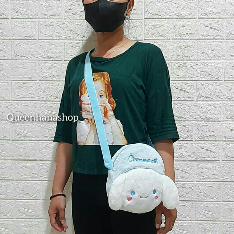 New Tas Selempang Anak Boneka Bulu Cute Karakter