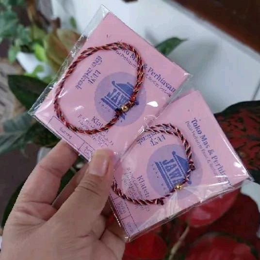 Gelang Tali Tridatu Bola Emas 0,10gram Semar Jawa
