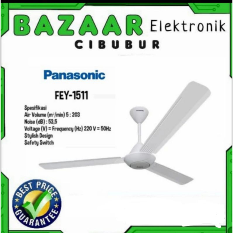 KIPAS ANGIN GANTUNG CEILING FAN PANASONIC FEY1511 F-EY1511 FEY 1511