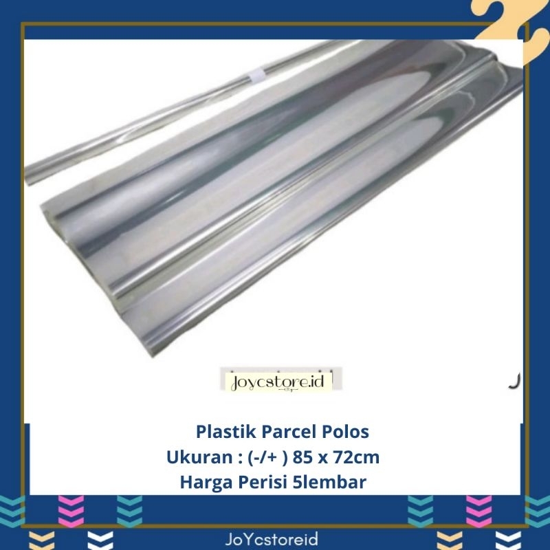 

[5pcs] Plastik Parcel Lembaran Polos 83x70 | Plastik Polos | Plastik Parcel Bening | Kado Kaca | Plastik Hampers | Plastik Hantaran | Plastik Souvenir | Plastik Bening Lembaran | Hiasan Parcel | Hampers Lebaran | Hampers Idul Fitri | Kertas Kado