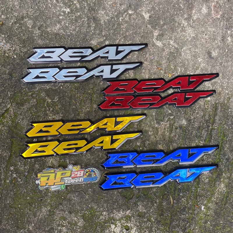 TERMURAH EMBLEM BODY BEAT 1 SET TIMBUL / LOGO BEAT TIMBUL 1 SET