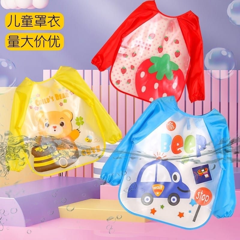 BIB Baby Baju Celemek Makan Bayi Tahan Air Slabber