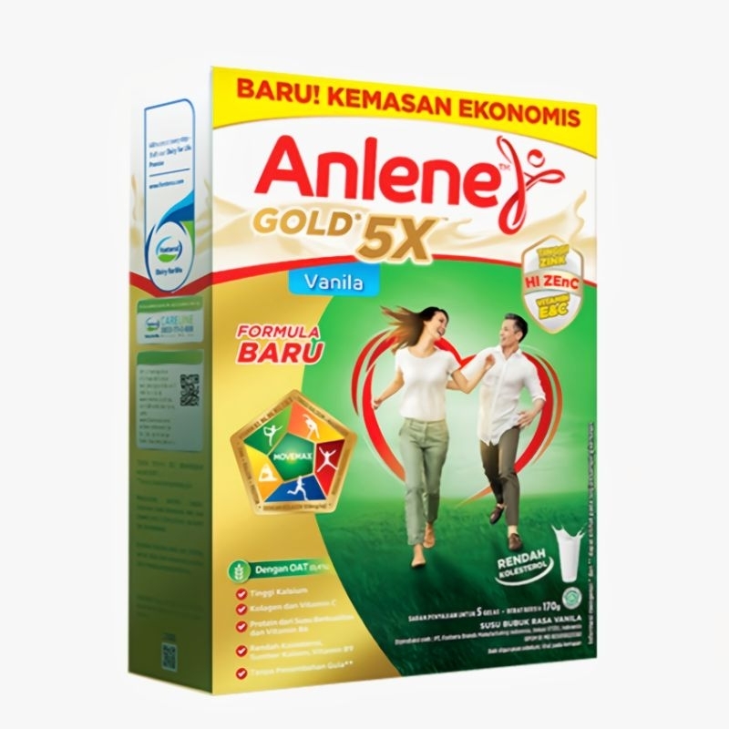 

ANLENE GOLD 5X SUSU BUBUK VANILA 170G