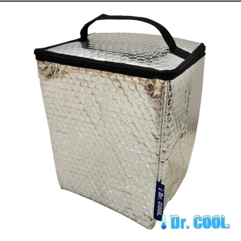 Tas Cooler Bag Silver-Tas Aluminium Go food-Tas delivery Go food